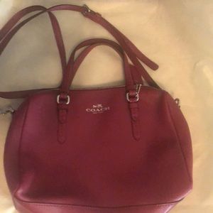 Coach hand/cross body bag